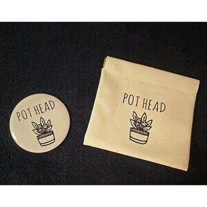 Funny Purse Mirror With Pouch